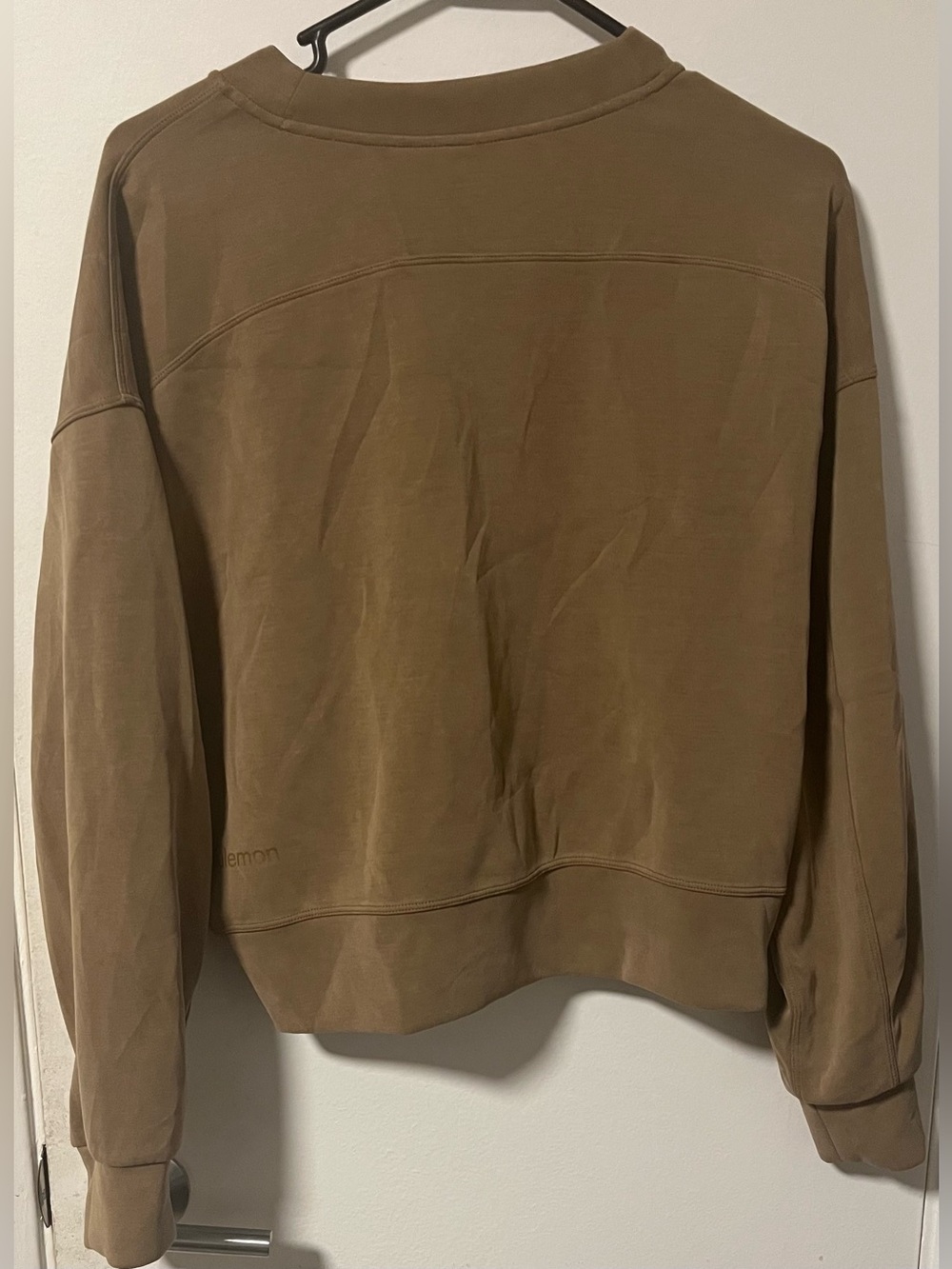 lululemon athletica Olive Brown Cropped Crewneck Sweatshirt - Picture 6 of 6